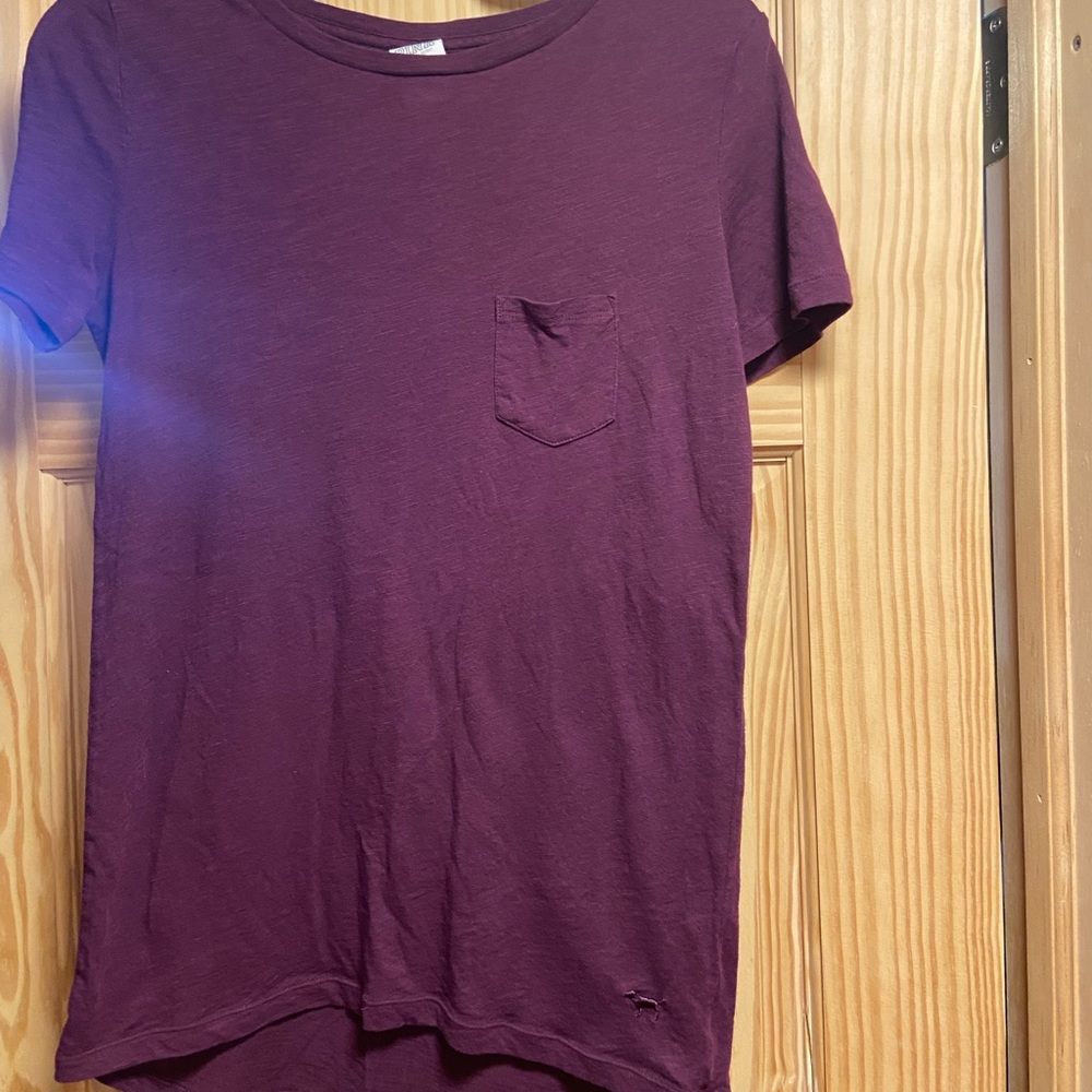 Pink, purple tee